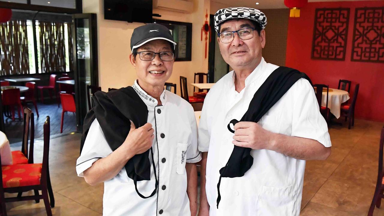 Ken Liang and Allan Tie at China Jade Restaurant which is closing after 25 years. Photo: Patrick Woods