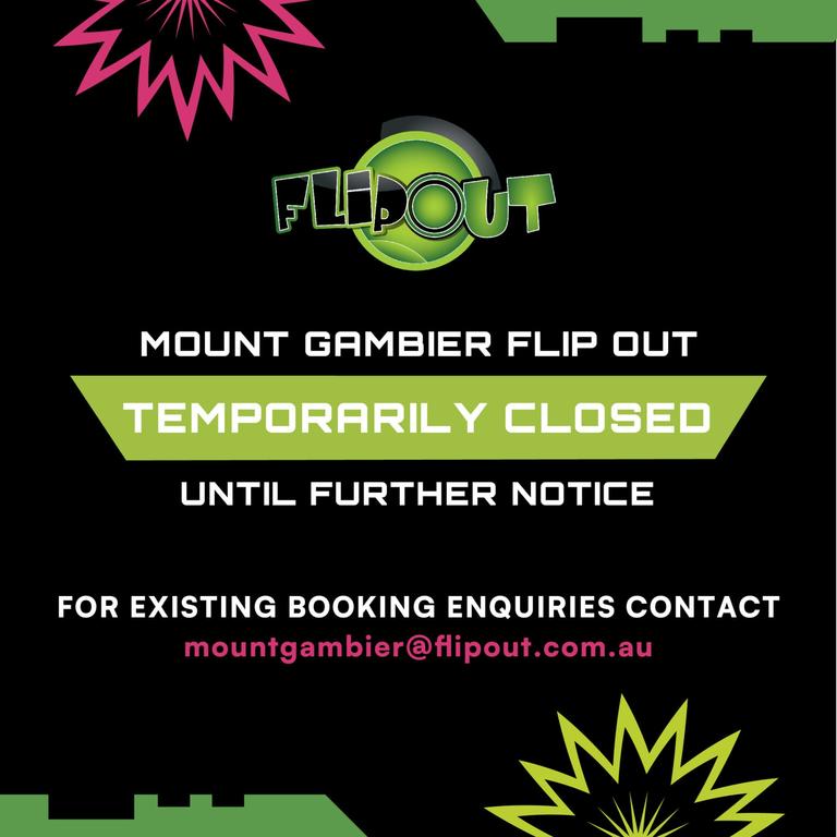 Flip Out Mount Gambier closed temporarily The Advertiser