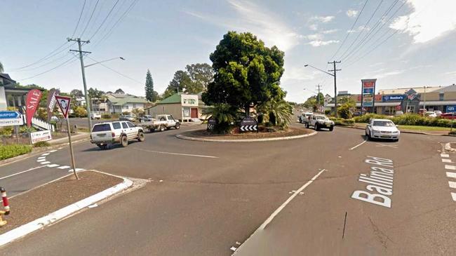 The Dawson St roundabout on Ballina Rd has come under fire from residents who say it is a danger for pedestrians. Picture: Cathryn McLauchlan