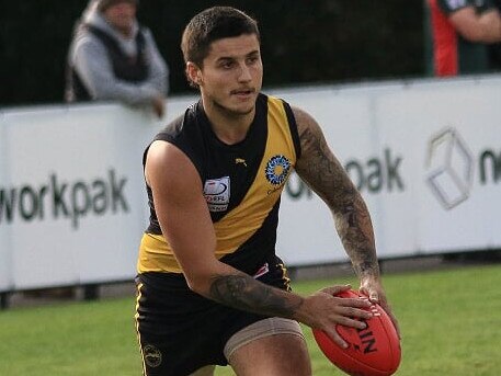 Jarrod West was in Mitcham’s best players. Picture: Davis Harrigan