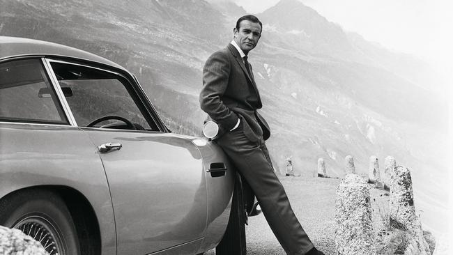 The name’s Bond: Sean Connery with the Aston Martin DB5