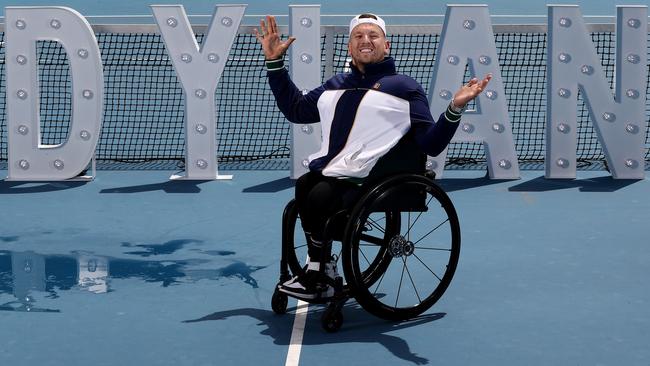 Australian wheelchair tennis player Dylan Alcott. Picture: Michael Klein.