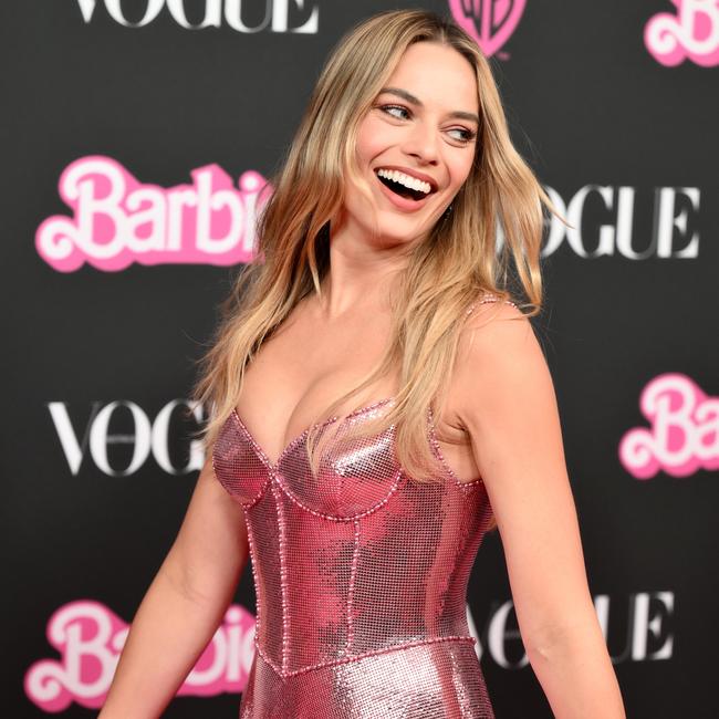 Margot Robbie attends the Barbie Celebration Party at Sydney’s Museum of Contemporary Art last month. Picture: James Gourley/Getty Images