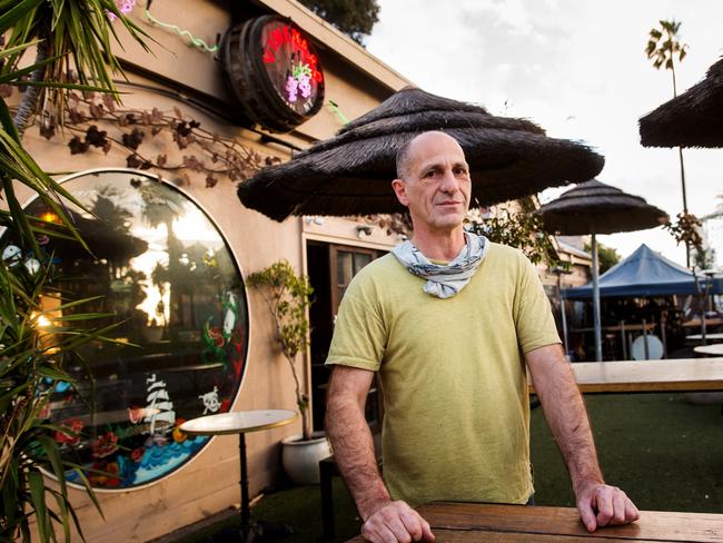 Johnny Iodice, owner of Vineyard in St Kilda. Picture: Paul Jeffers.