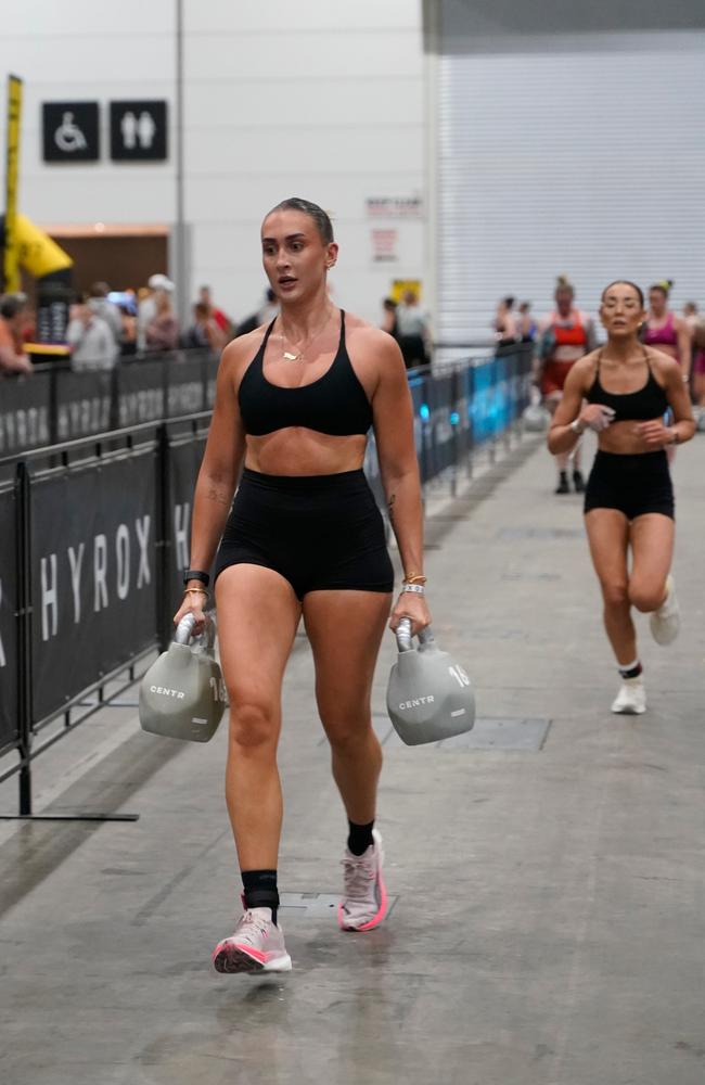 10000 athletes put their fitness to the test in a massive Hyrox competition this weekend (14-15 Dec) at Melbourne Exhibition and Convention Centre. Picture Valeriu Campan