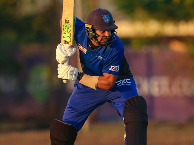 Northern Tide captain Jason Sangha led his side in a strong performance against the Southern Storm in the T20 Strike League. Picture: Glenn Campbell