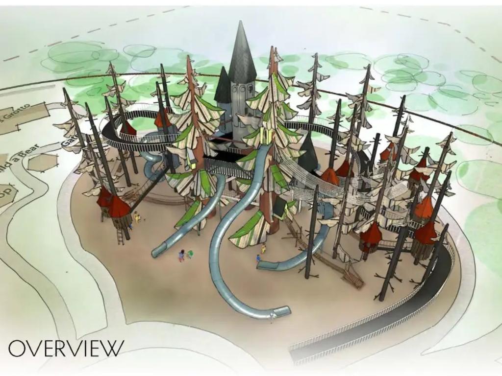The biggest play structure in the world is opening in the UK next year. Picture: Lilidorei