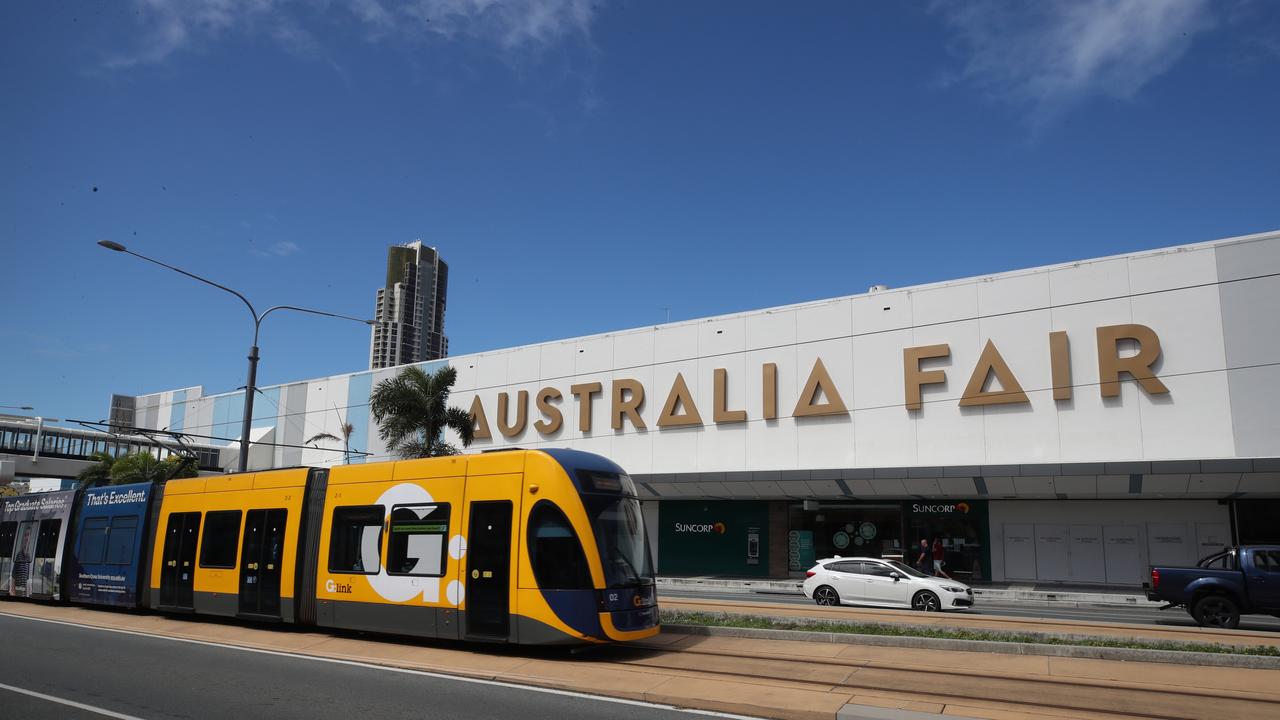 The exterior of an aging Australia Fair shopping centre at Southport. Picture Glenn Hampson