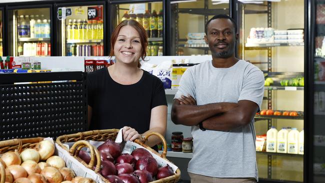 Store manager Rebecca Proudlove and owner Iyke Fredericks are already introducing new product lines and refreshing the inside of the building. Picture: Brendan Radke