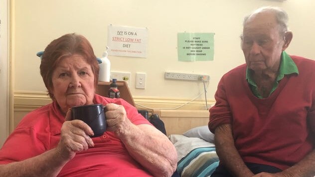 WORRIED SICK: 89-year-old Ray Hite’s health has taken a turn for the worse after dealing with the stress of losing the ability to visit his lifelong partner of 60 plus years. Pic: Supplied