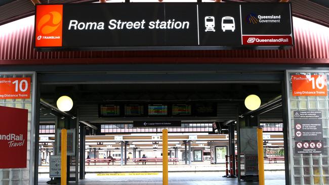 Roma Street Station acts as a barrier in Brisbane’s CBD.