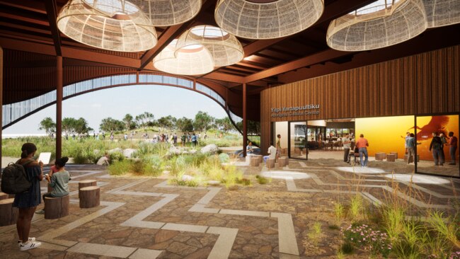 Designs show what the new Yitpi Yartapuultiku will look like. Picture: City of Port Adelaide Enfield/Ashley Halliday Architects/Wax Design/Yitpi Yartapuultiku Custodian Group.