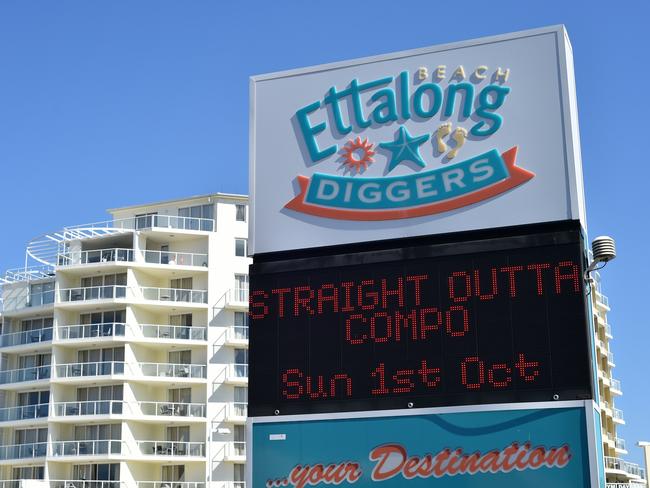 Ettalong Diggers is currently banning residents from 303 Sydney suburbs. Picture: Troy Snook