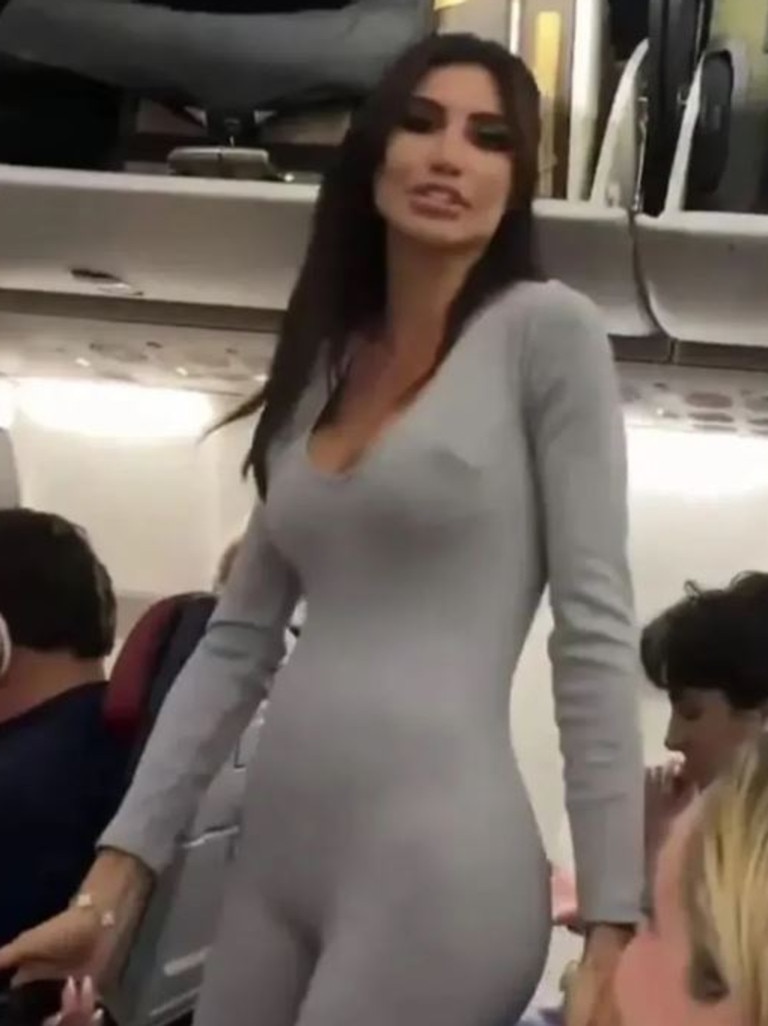 Morgan Osman, who proclaimed herself to be “Instagram famous” in a now-viral video, said she was not booted from an American Airlines flight but left on her own.