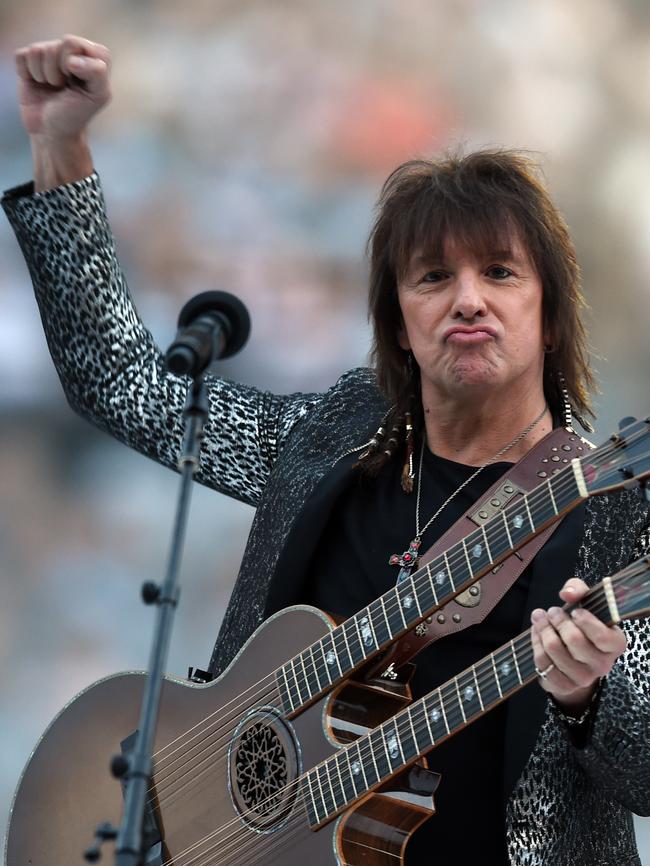 Bon Jovi band member and rock legend Richie Sambora. Picture: Paul Miller/AAP