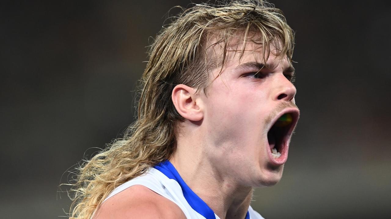 Bailey Smith’s last quarter was crucial in the Dogs’ victory. Picture: Getty Images