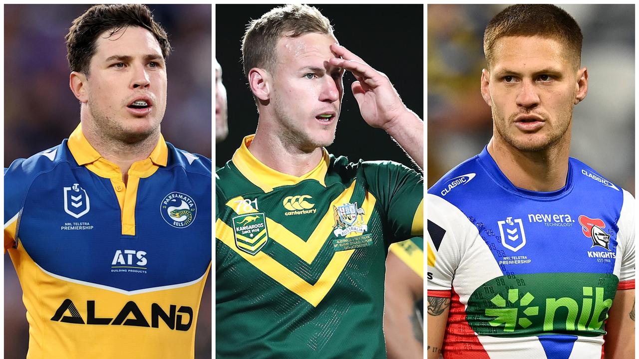 Mitchell Moses, Daly Cherry-Evans and Kalyn Ponga.