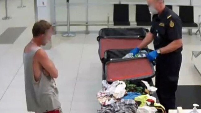 Michael Alexander Curtis arrested attempting to import 3.7kg of cocaine in 4.5kg of substance at Gold Coast Airport on March 21 last year. Picture: Supplied