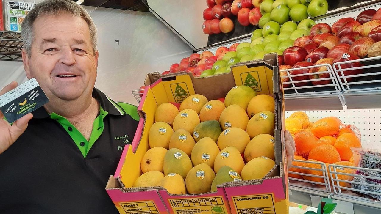Gundy Quality Fruit and Veg owner Dennis Smith knew his business was going broke due to the harsh border lockdown so he thought outside the box and launched a new scheme that has triple the number of customers walking into his shop.