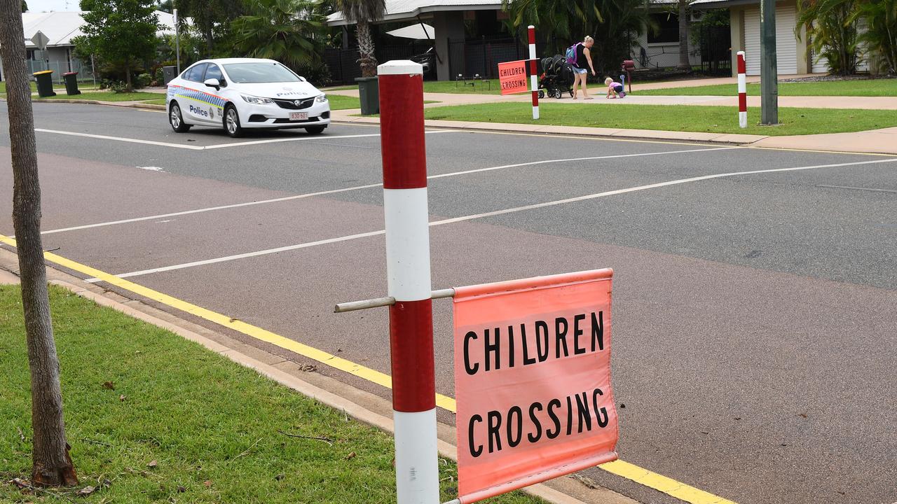 Police patrol school grounds. File picture