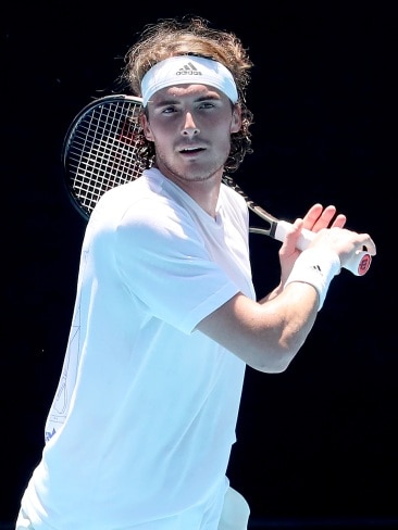 Stefanos Tsitsipas is the latest tennis player to comment on Novak Djokovic's refusal to get vaccinated. Picture: Kelly Defina/Getty Images