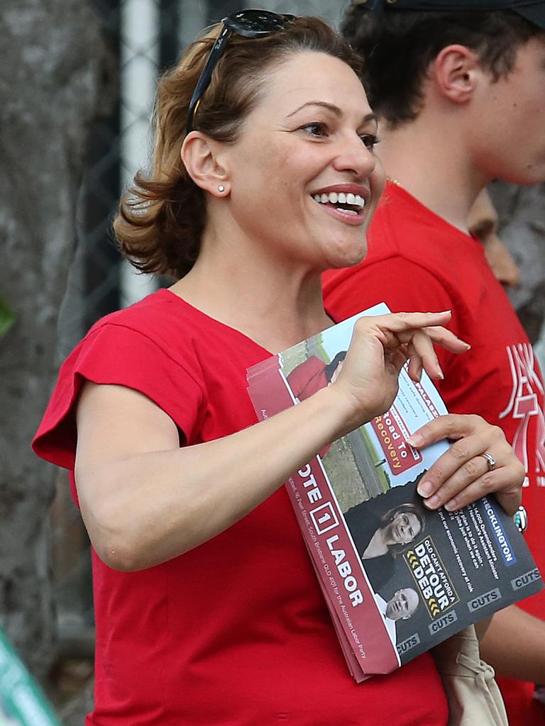 Jackie Trad lost the South Brisbane seat to Amy MacMahon in 2020. Picture: Jono Searle/Getty Images