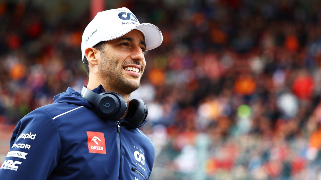 Daniel Ricciardo of Australia and Scuderia AlphaTauri. Photo by Mark Thompson/Getty Images