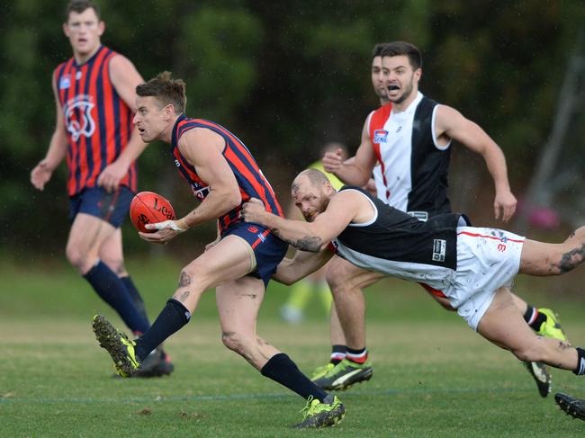 Ryan Mullett during a stint at East Malvern. Picture: Chris Eastman/AAP