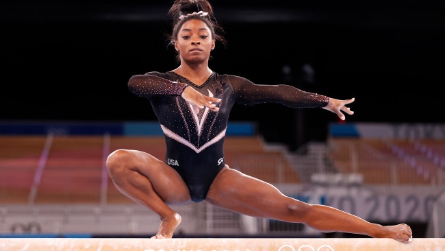 American gymnast superstar Simone Biles. Picture: Getty Images