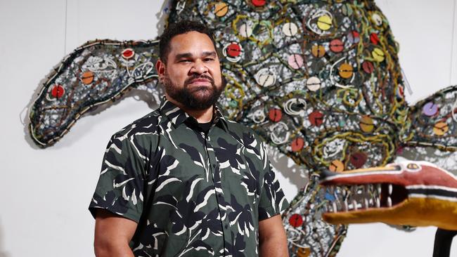 Teho Ropeyarn has been named as the acting artistic director of the Cairns Indigenous Art Fair Picture: Brendan Radke