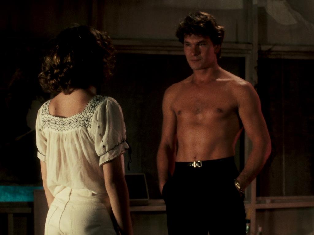 Actor Patrick Swayze in a scene from 1987 film Dirty Dancing. Picture: Supplied