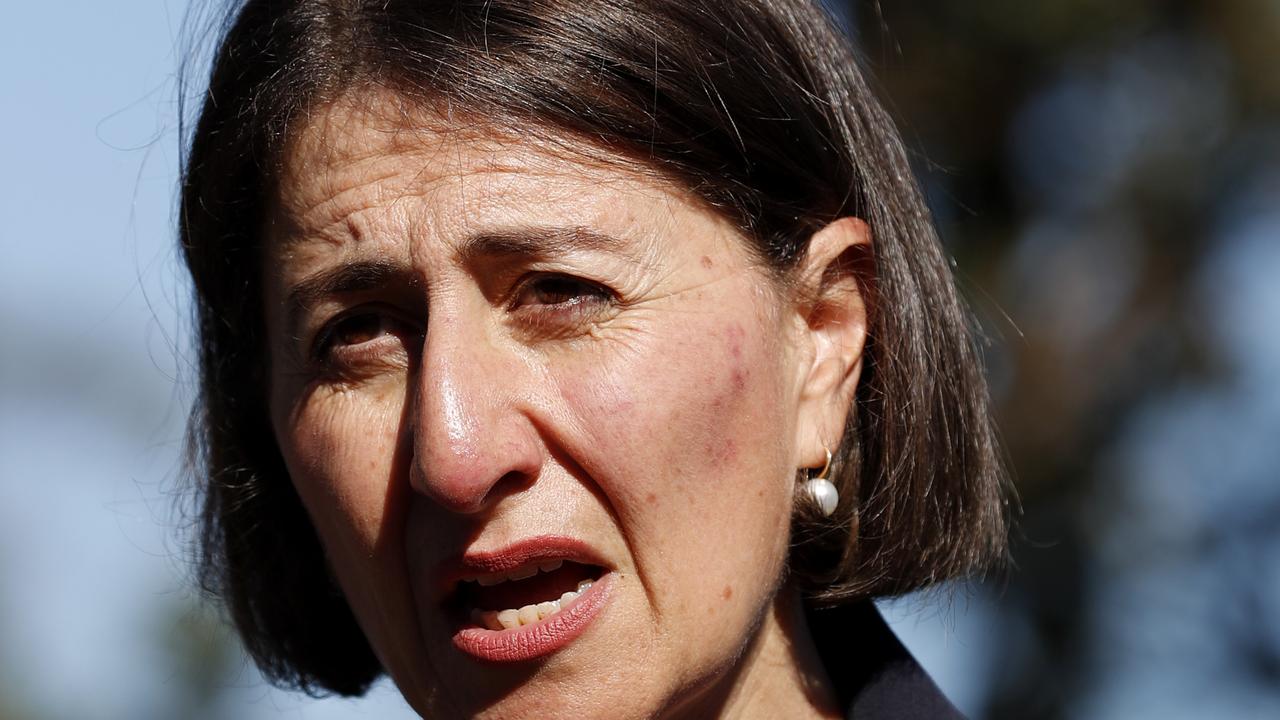 The NSW premier responds to sexual abuse allegations against a Liberal MP. Picture: NCA NewsWire / Nikki Short