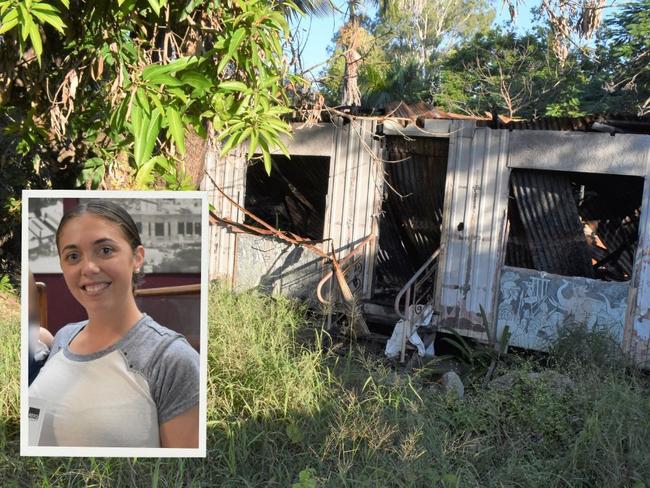 Lani Hilder, 31, has been charged with arson and fraud for the suspicious fire of a home she owns on Grubb St, Koongal.