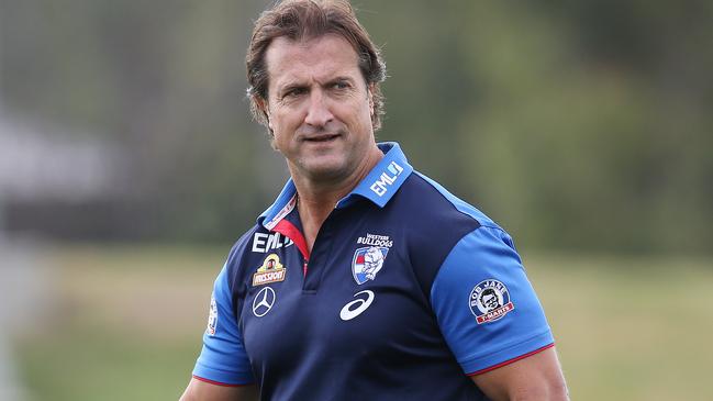 Western Bulldogs coach Luke Beveridge says teams will need more on-field leaders. Pic: Michael Klein