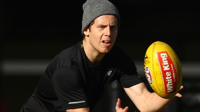 The Western Bulldogs will be hurt by the absence of Lachie Hunter as he serves a club-imposed suspension. Picture: Getty Images