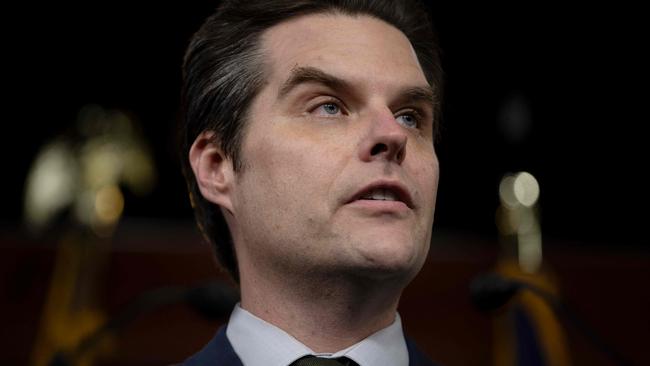 Then US Representative Matt Gaetz in November 2023. (Photo by Jim WATSON / AFP)