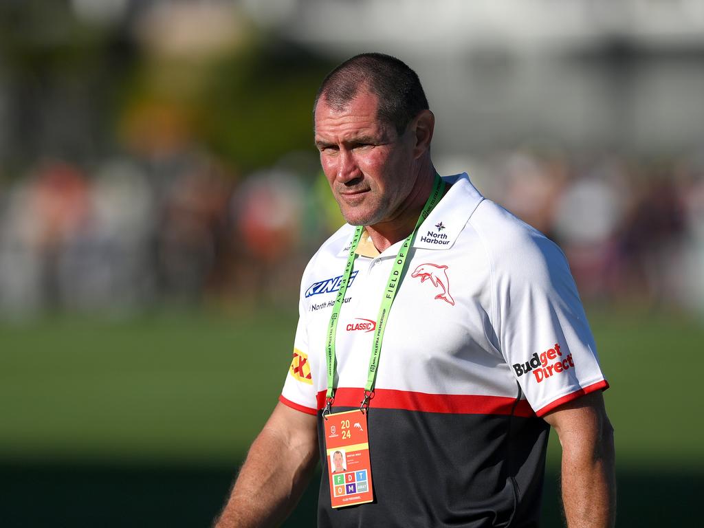 New Dolphins head coach Kristian Woolf is set to step down from his role as Tonga coach after the 2024 Pacific Championships. Picture: Getty Images