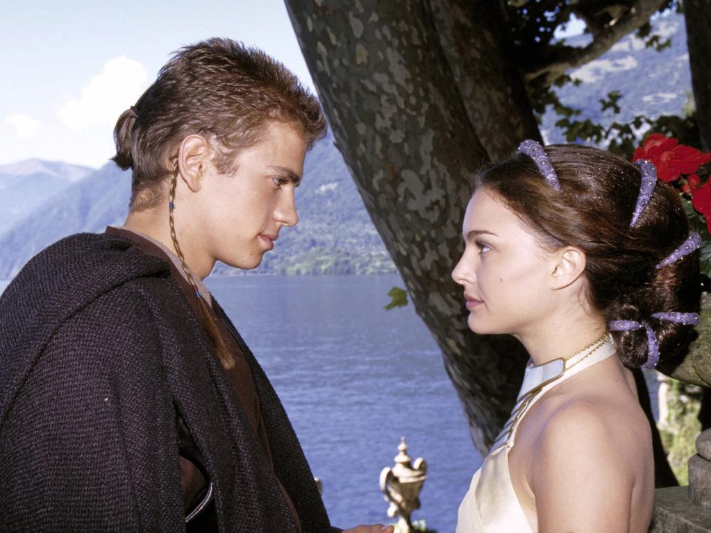 Anakin and Padme in Attack of the Clones. Picture: Lucasfilm