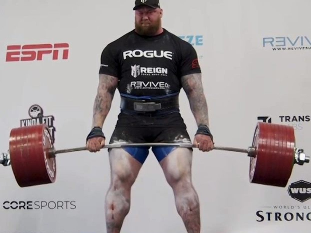 The Mountain, Hafthor Bjornsson, feud with Strongman Eddie Hall | news ...