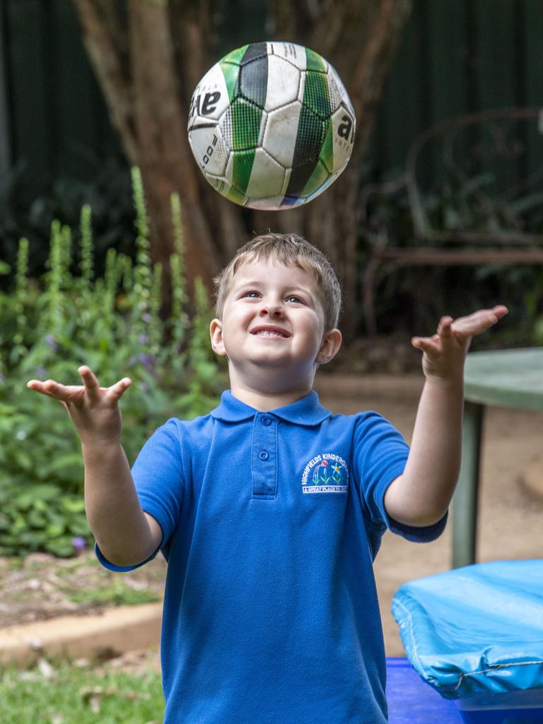 Harry Webb. Highfields &amp; District Kindergarten. Tuesday, December 7, 2021. Picture: Nev Madsen.