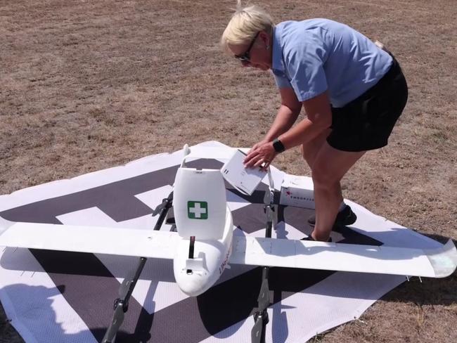 Darling Downs Health have been using drones to deliver medical supplies around the South Burnett.