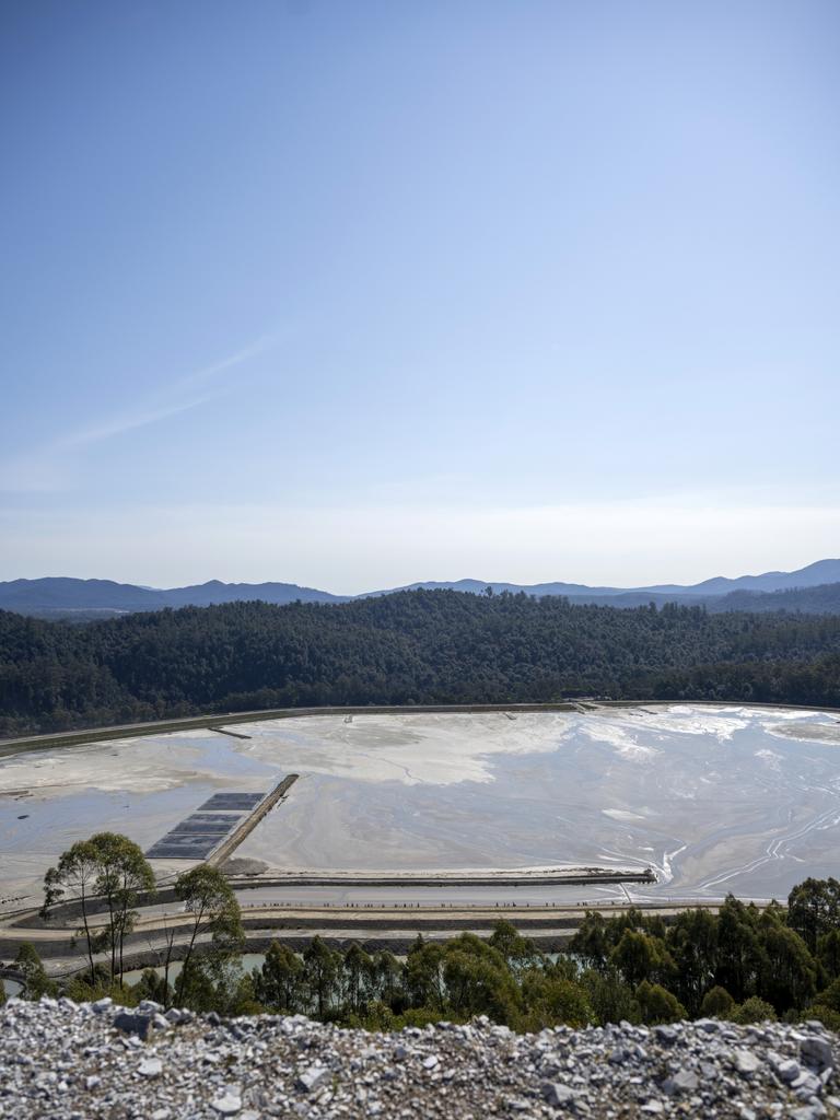 The Bobadil tailings storage facility at MMG Rosebery. Picture supplied MMG