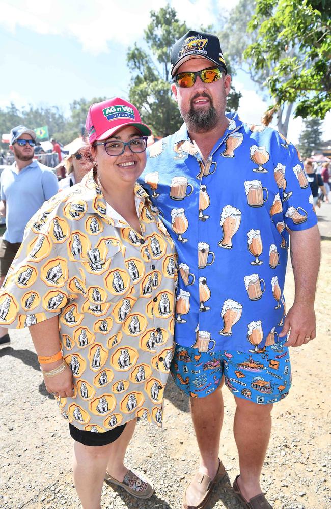 Stacey and Patrick Reeves at Meatstock, Toowoomba Showgrounds. Picture: Patrick Woods.