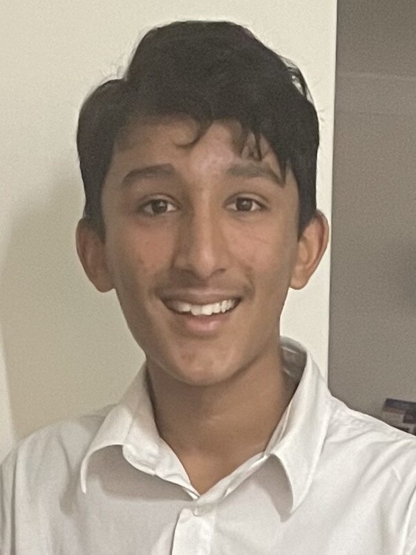Ahaan Kothari, 14, Glenunga International High School. Picture: Supplied