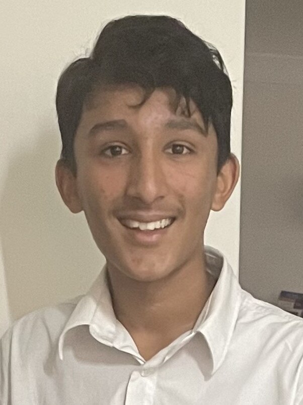 Ahaan Kothari, 14, Glenunga International High School. Picture: Supplied