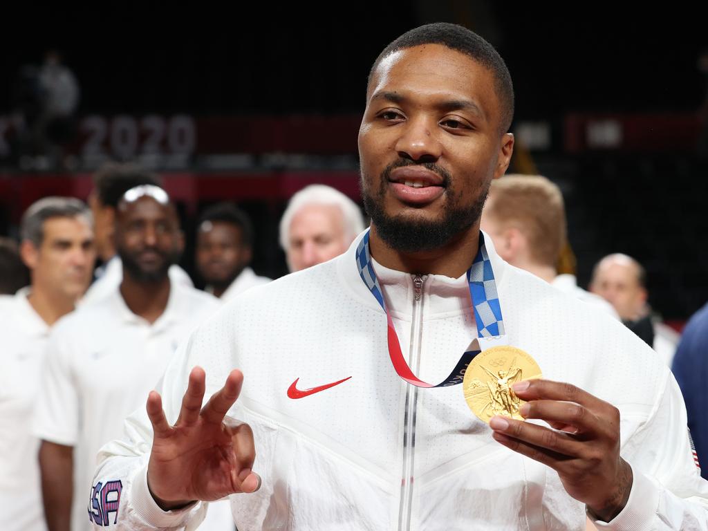 Damian Lillard won gold in Tokyo.