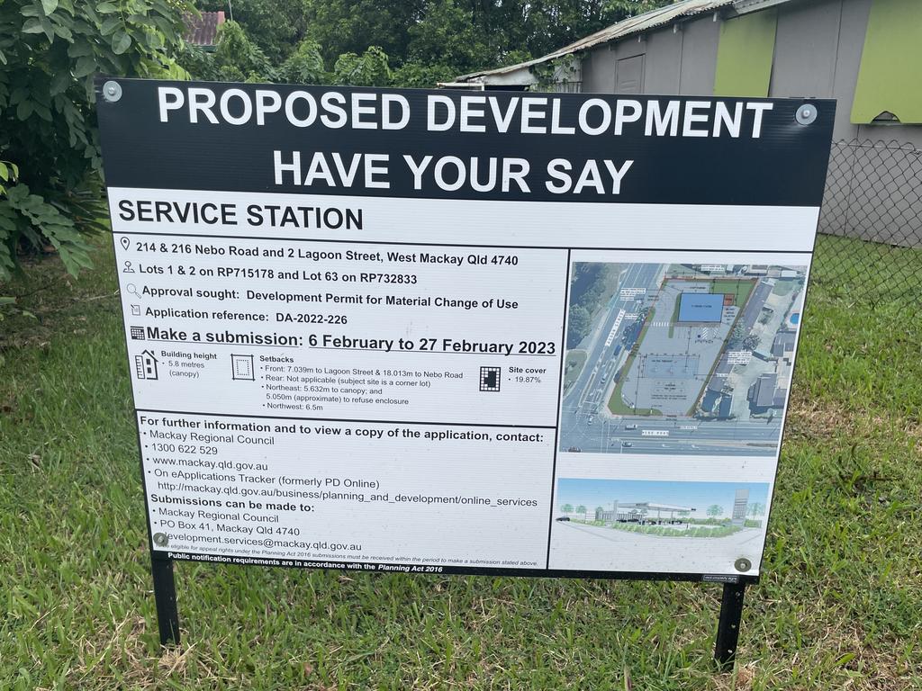 A proposed service station on Nebo Rd and Lagoon St has been subject to several objections from the public. Photo: Zoe Devenport