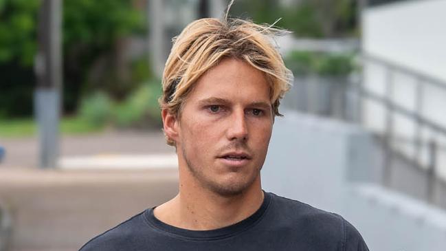 Connor John Christopher Lyons leaves Maroochydore Court House. Picture: Patrick Woods.