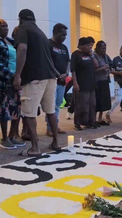 Darwin’s emotional vigil for Kumanjayi White