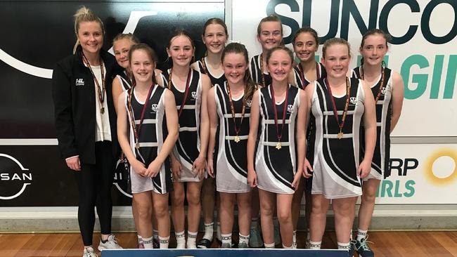 Barossa and Light took out the Year 6 Sapsasa netball country division two championship. Picture: School Sport SA